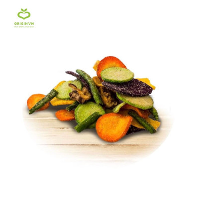 Rau củ sấy giòn vị cay DJ&A 90g