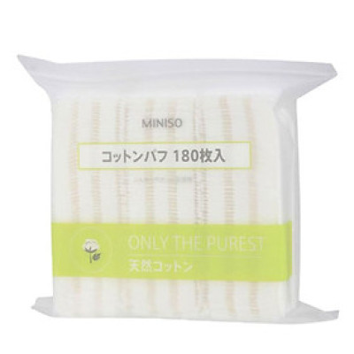 Bông Tẩy trang Miniso 0200006421 (180 miếng)