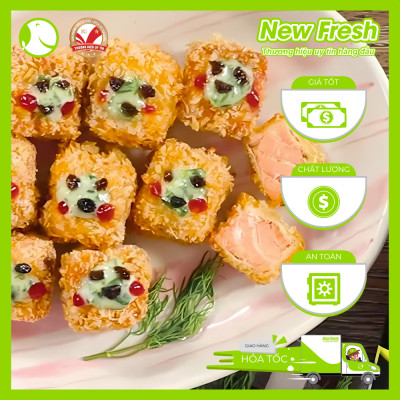 Cá Hồi Nauy Cắt Khối - Túi 200Gr