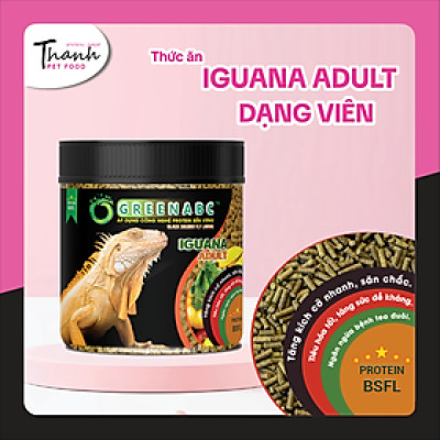 Thức ăn bò sát IGUANA Trưởng Thành dạng VIÊN - Rồng Nam Mỹ Trưởng Thành từ 1m trở lên