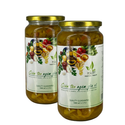 Kháng sinh tự nhiên 1 lít - giấm táo ngâm gia vị