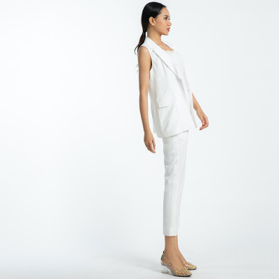 Áo Khoác Áo Ghi Lê Nữ Thời trang thiết kế Hity TOP112 (Trắng Kim Cương)