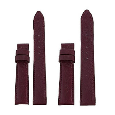 HT8108 - Dây đồng hồ Huy Hoàng da bò size 12, 14 màu tím nhạt