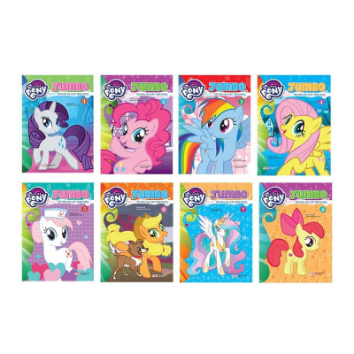 Sách Tô Màu - My Little Pony - Jumbo Tô Màu Và Các Trò Chơi 6 - Tân Việt Books
