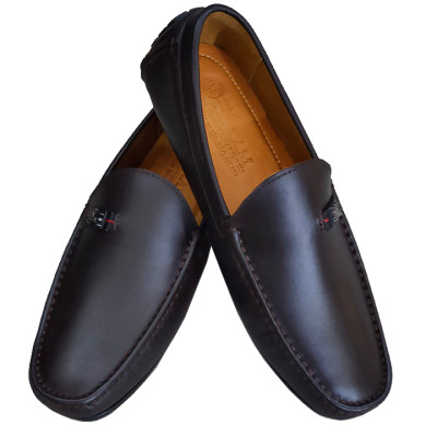 Giày Mọi Nam Đế Âm Da Bò Thật TiTi ĐÔ Cao Cấp GM2063d