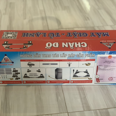 Chân đỡ máy giặt tủ lạnh đa năng 48cm đến 60cm INOX dày 1mm  Hàng Chính Hãng