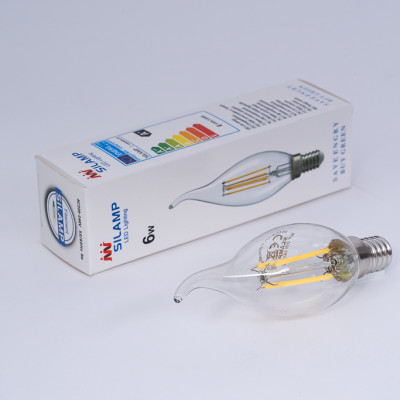 BÓNG ĐÈN LED DÂY TÓC EDISON HÌNH NẾN 6W
