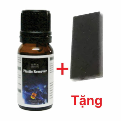 Chai Phục hồi nhựa đen xe máy ô tô tặng kèm Mút lau 