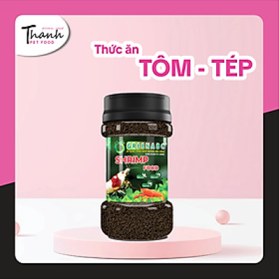 Thức ăn Tôm Tép cảnh của hiệu GREENABC - Protein 40, lên màu đẹp, tăng đề kháng - Hộp 68g