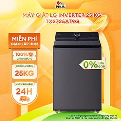 Máy giặt LG Inverter 25 kg TX2725AT9G - Hàng Chính Hãng - Mới 100%