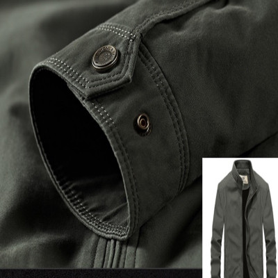 Áo Khoác Kaki Nam Hai Lớp Simple Cao Cấp ShopN6-KK35