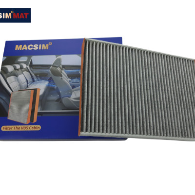 Lọc gió điều hòa cao cấp Macsim N95 xe ô tô Volvo S60 (Thế hệ 2) đời 2011-2018 (mã MS2733)