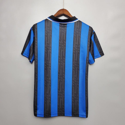 Áo Bóng Đá Retro Inter Milan 1997 - Sân Nhà bản cao cấp vải Cotton Polyester