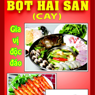 Bột Hải Sản Cay (500gr x 3 hộp)