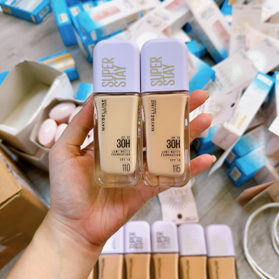 Kem Nền Bắt Sáng, Che Phủ Siêu Nhẹ Mặt Maybelline Superstay Lumi Matte 35ml