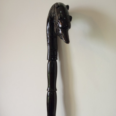 Dụng cụ Gậy batoong gỗ chống trơn trượt dành cho người già