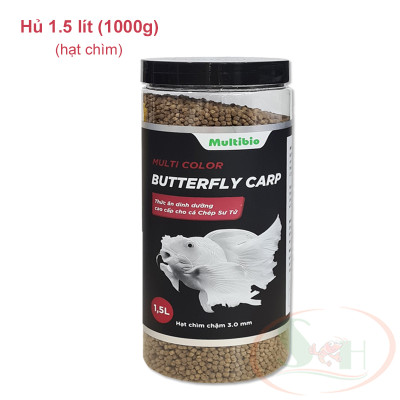 Thức ăn cá Multi Color Butterfly Carp đạm dinh dưỡng chép sư tử lên màu cá cảnh
