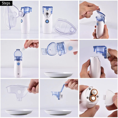 Máy Khí Dung Siêu Âm HailiCare Cầm Tay Sạc USB