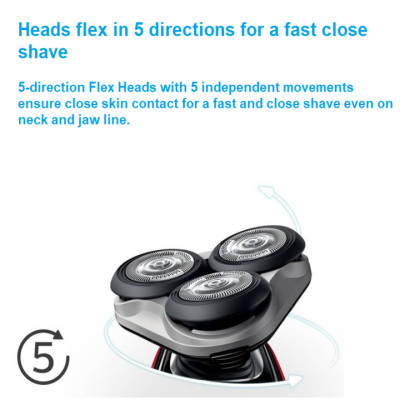 Máy cạo râu khô và ướt Aquatec cao cấp Philips Norelco S5940/88 Tích hợp sạc nhanh (HÀNG NHẬP KHẨU)