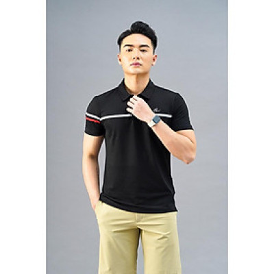Áo Polo Ngắn Tay Nam AM SPORT1 PLM232 Có Cổ, Phối Kẻ, Thời Trang