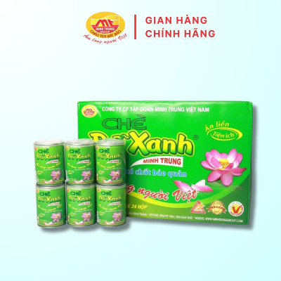 Chè đỗ xanh Minh Trung 240g - Chè Đỗ Xanh 24 (thùng 24 lon)