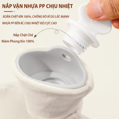 Túi Chườm Giữ Nhiệt Giảm Đau Bụng Kinh Hamart Chườm Nóng Ấm Cơ Thể Chườm Lạnh Hạ Sốt 2 Lớp Bông