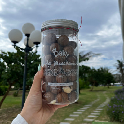 Hạt Macca (Mắc Ca) Rang Oaky Nhập Khẩu Úc – Hũ 250g / 450g – Giàu Dinh Dưỡng, Ăn Liền