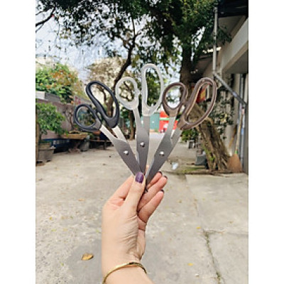 Kéo văn phòng Echo Metal 18cm, lưỡi kéo bằng thép không gỉ, sắc bén và bền bỉ - nội địa Nhật Bản 