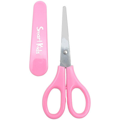 Kéo Học Sinh Dino 135 mm - Smart Kids SC03 - Màu Hồng