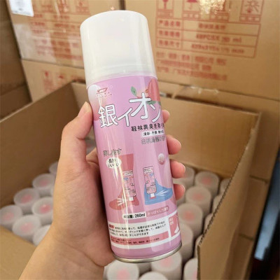 Lọ/Bình/Chai Xịt Khử Mùi Giày Công Nghệ NANO BẠC Mùi Dịu Nhẹ 260ml khử Mùi Hôi Dép Chân Tủ Giày Bình Sịt Khử mùi Giày