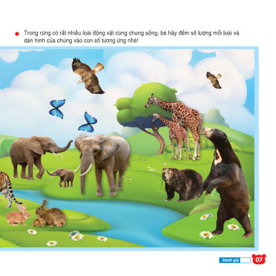 208 Miếng Dán Hình Thông Minh - IQ-EQ-CQ: Chơi Cùng Các Con Số