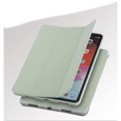 BAO DA SMART COVER SILICON, ỐP LƯNG SILICON CHO IPAD CÓ KHE CÀI BÚT APPLE PENCIL CHO IPAD 10.2 INCH, 10.5 INCH, IPAD PRO 11 INCH