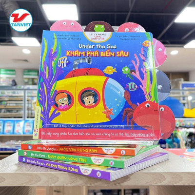 Sách Song Ngữ Việt Anh - Cùng Khám Phá Cho Bé - Chọn Lẻ 4 Chủ Đề - Rebecca Weerasekera - Tân Việt Books