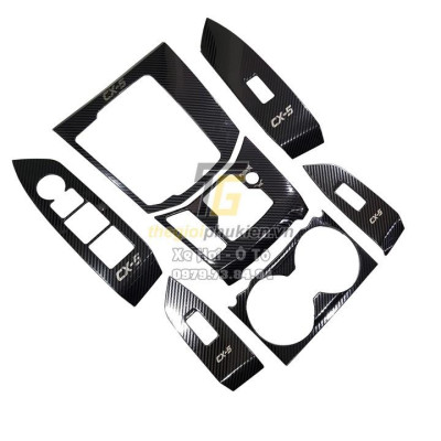 Bộ ốp nội thất Mazda CX-5, CX5 2019-2020 vân Carbon cao cấp