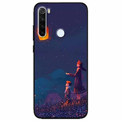 Ốp lưng in cho Xiaomi Redmi Note 8 Mẫu Conan Ngắm Đèn