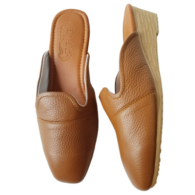 Dép Sục Nữ Da Bò Thật BIGGBEN Cao Cấp SBN58