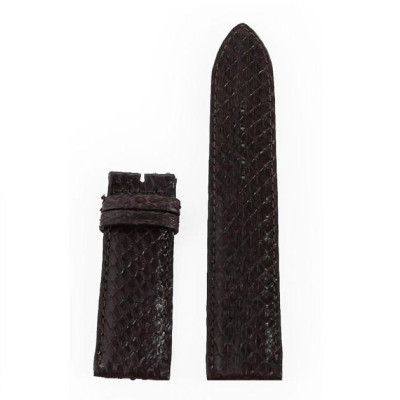 HC8315 - Dây đồng hồ Huy Hoàng da trăn size 22, 24, 26 màu nâu