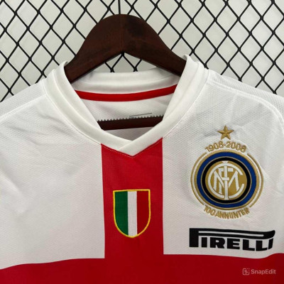 Áo Bóng Đá Retro Inter Milan 2007 - Sân Khách bản cao cấp vải Cotton Polyester