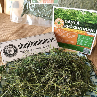 Dây lá khổ qua rừng Shop Thảo Dược sấy khô 250g hút chân không - Dây mướp đắng rừng hỗ trợ ổn định đường huyết