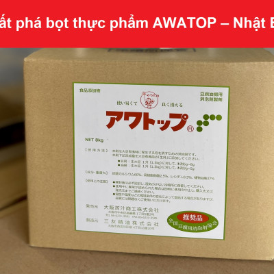 1kg Awatop Nhật Bản chất phá bọt tan bọt sữa đậu nành đậu hũ