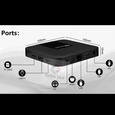 Box TV TX3 mini+ (2024) - Ram 4G/32G Android TV 11.0 - Chip Amlogic S905W2 - Bluetooth 5.0 - Xem Truyền Hình Đá Banh Miễn Phí - Hàng Nhập Khẩu