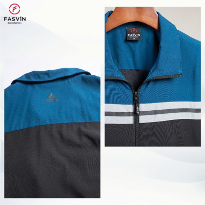 Bộ quần áo gió nam 2 lớp FASVIN BC24631.HN vải thể thao cao cấp lót vải thun hàng chính hãng
