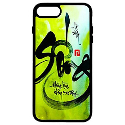 Ốp lưng cho iPhone 7 Plus thư pháp 40 - Hàng chính hãng