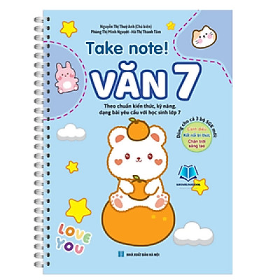 Sách - Take Note! Văn 7 (Có lò xo 75K) dùng cho cả 3 bộ SGK mới: cánh diều, kết nối, chân trời