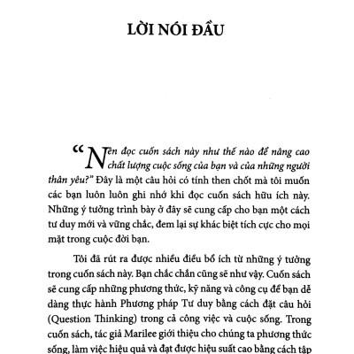 Thay Đổi Câu Hỏi Thay Đổi Cuộc Đời (Tái Bản)