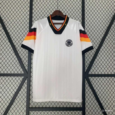 Áo Bóng Đá Retro Tuyển Đức 1992 - Sân Nhà bản cao cấp vải Cotton Polyester