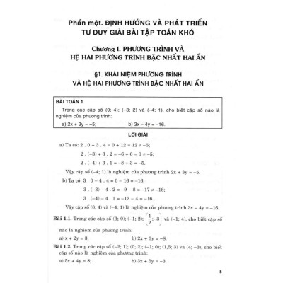 Định Hướng & Phát Triển Tư Duy Giải Bài Tập Toán Khó Lớp 9 - Tập 1 (Bồi dưỡng học sinh giỏi) ( HA-MK)