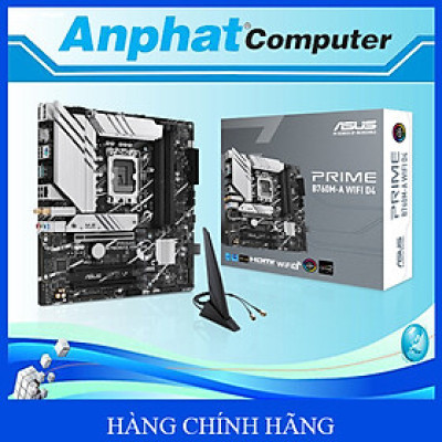Bo mạch chủ Main ASUS PRIME B760M-A WIFI Socket LGA 1700 - Hàng Chính Hãng