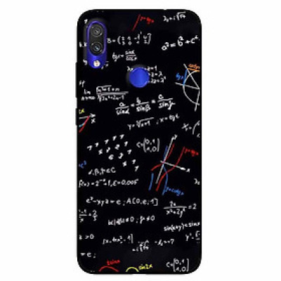 Ốp lưng in cho Xiaomi Redmi Note 7 Mẫu Toán Học 2