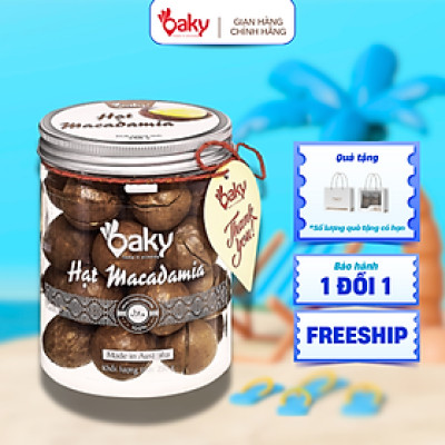 Hạt Macca (Mắc Ca) Rang Oaky Nhập Khẩu Úc – Hũ 250g / 450g – Giàu Dinh Dưỡng, Ăn Liền